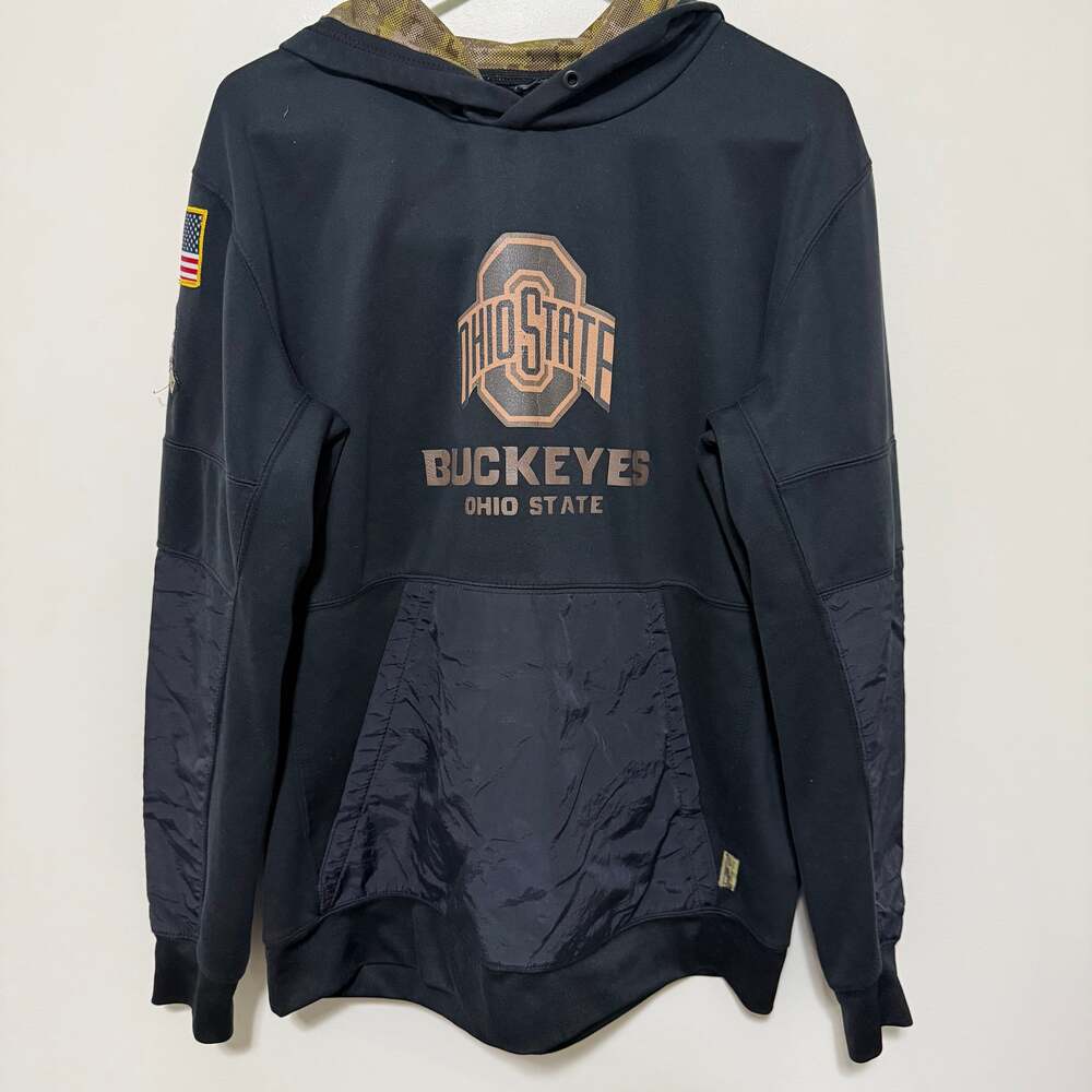 Nike Ohio State Buckeyes Salute to Service Camouflage‎ Military Pullover Hoodie